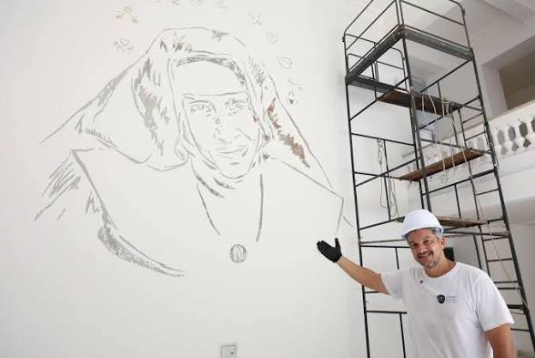 Antiga fábrica de refrigerantes em Salvador ganha mural de Santa Dulce e será transformada em espaço de ensino médico