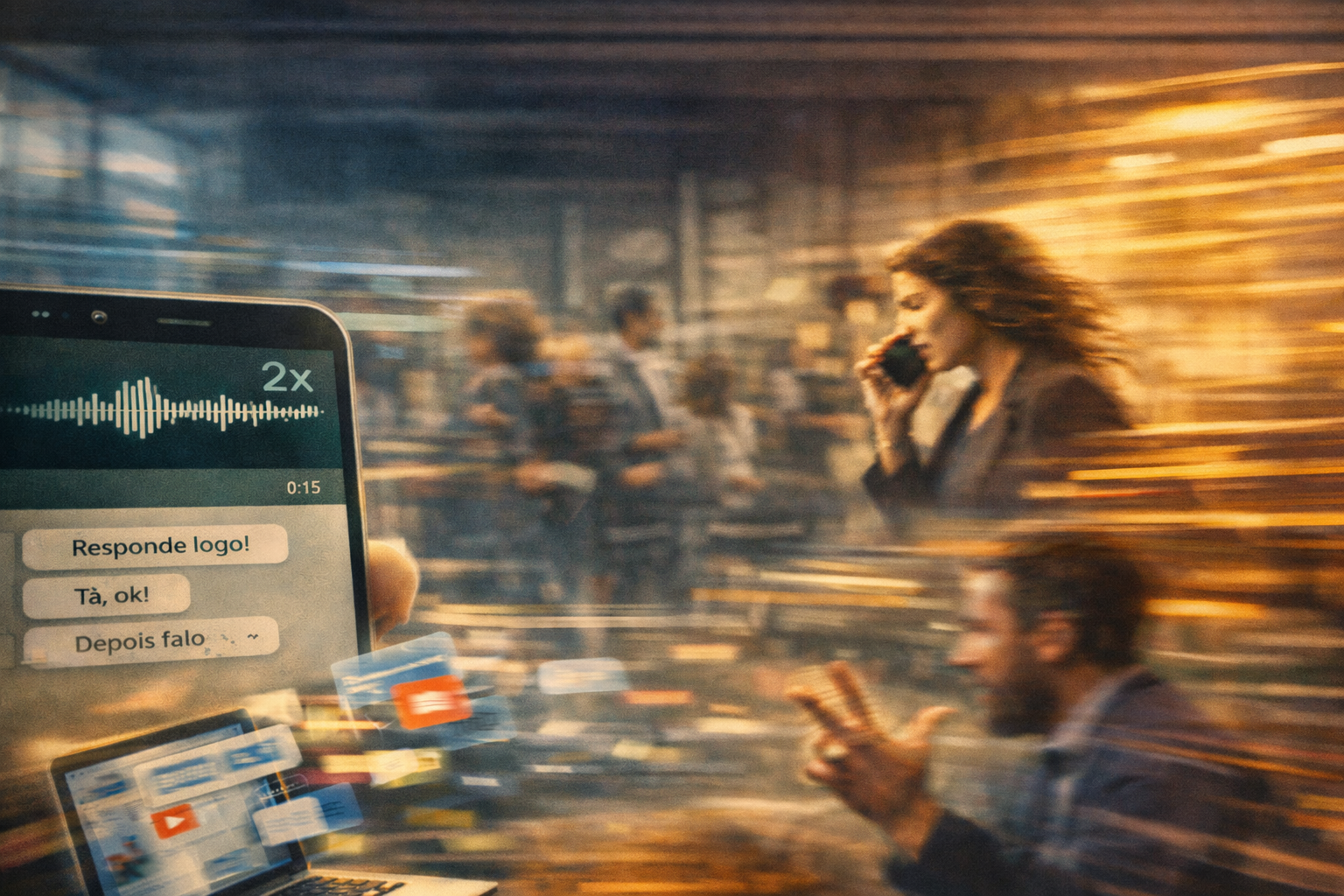 Artigo falado: ​A pressa está acabando com a comunicação