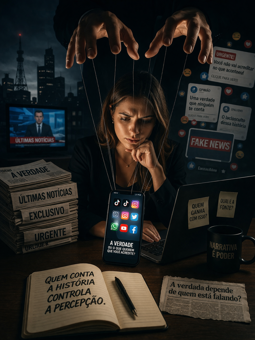 ​Quem controla a narrativa?