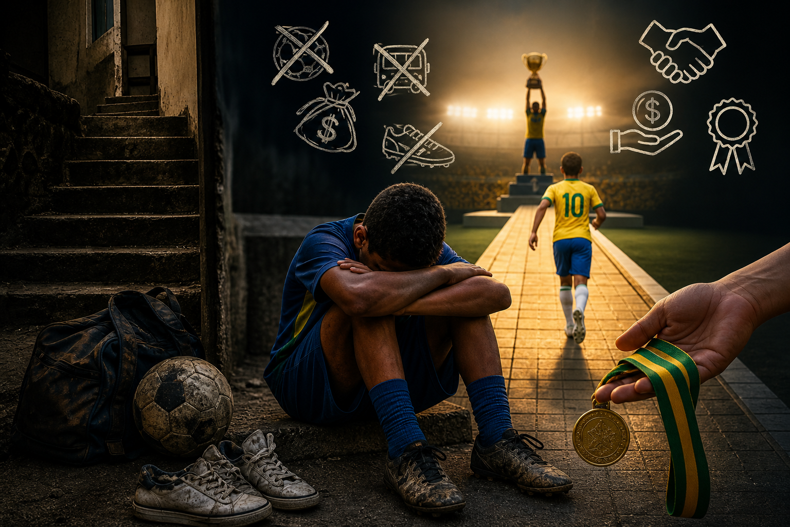 Artigo falado: ​Talento, falta de oportunidade e patrocínio