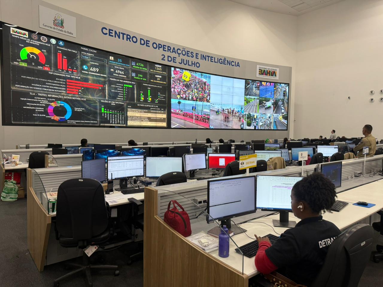 ​Monitoramento integrado reforça segurança viária durante o Carnaval 2026 na Bahia