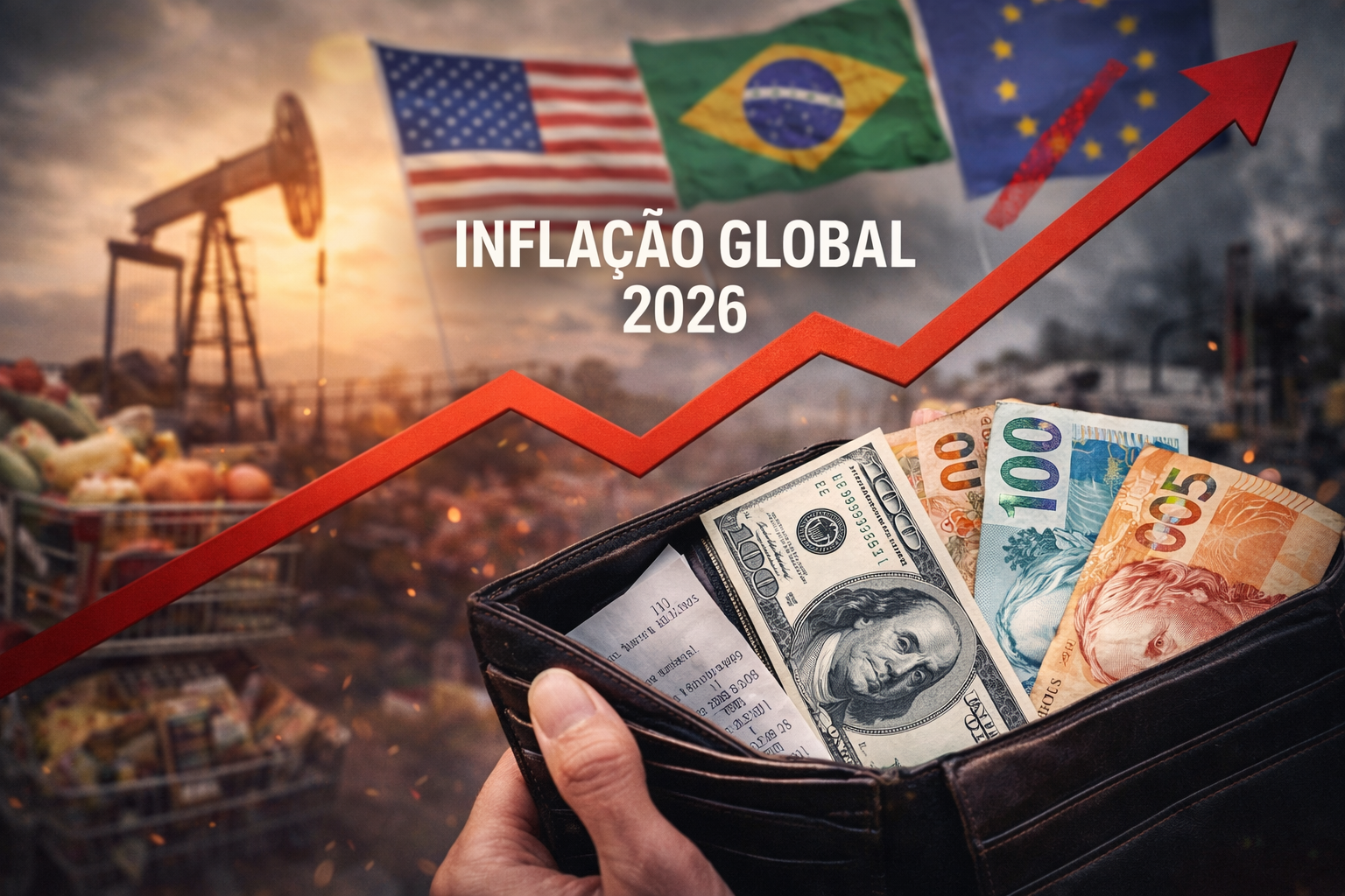 Inflação volta ao centro do debate global e pressiona economias em 2026