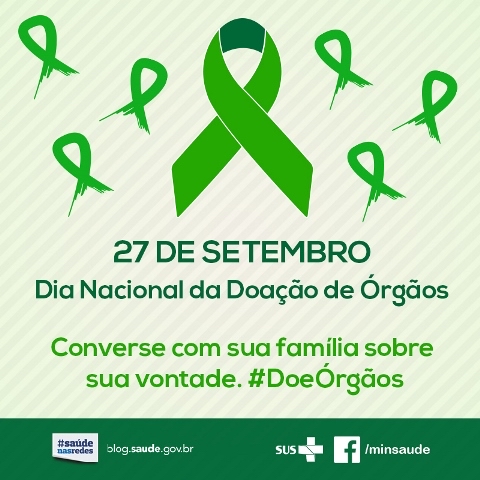 ​No Dia Nacional da Doação de Órgãos, uma conversa em família pode salvar vidas