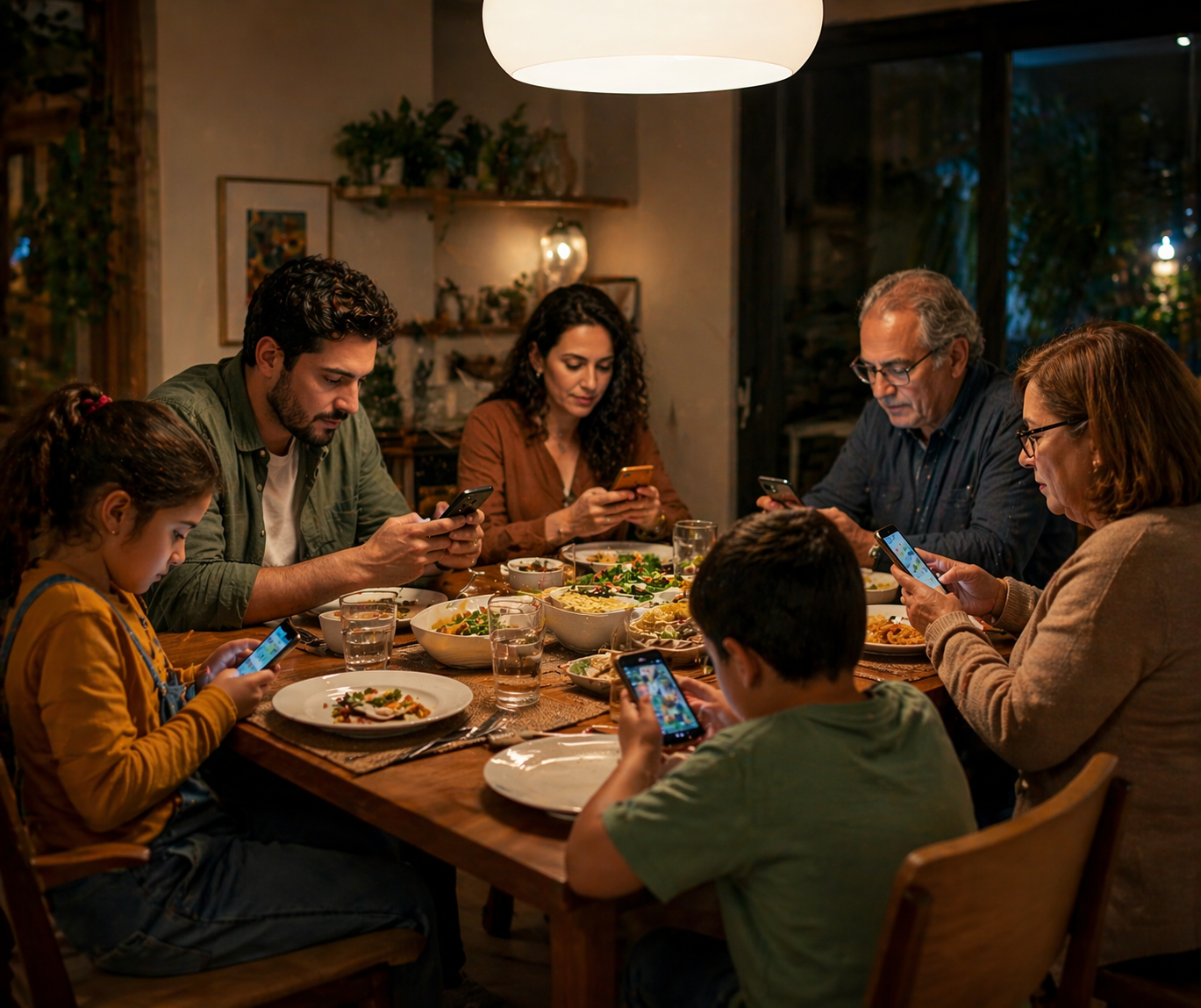 Artigo falado: ​Mesa posta, celular na mão