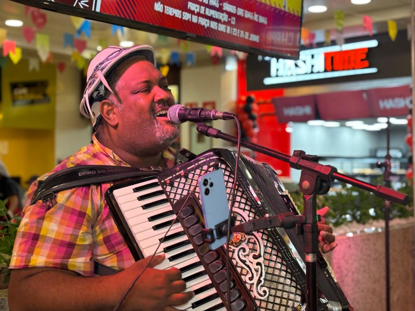 Som na Praça agita o mês de junho em shopping