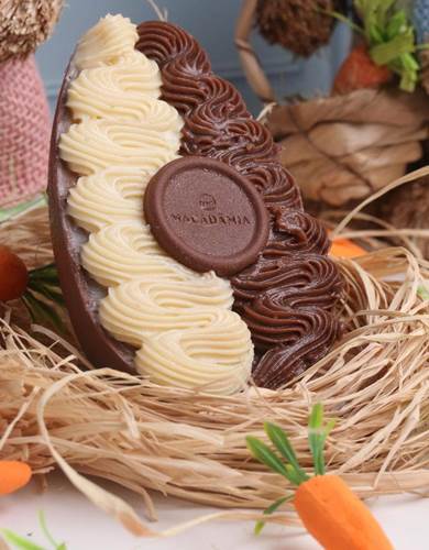 Macadâmia Confeitaria oferece ovos de Páscoa artesanais e kits presenteáveis