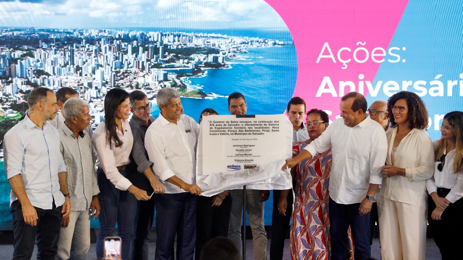 ​Salvador Comemora 476 Anos com Investimento de R$ 126,6 Milhões em Infraestrutura Hídrica