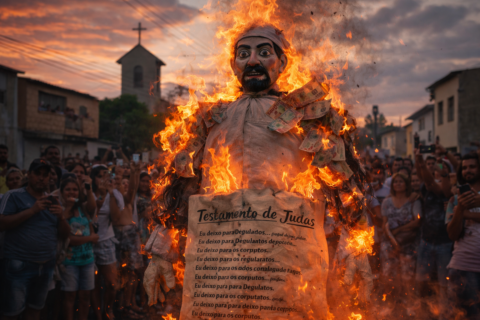Por que o boneco de Judas é queimado no Sábado de Aleluia? Entenda a tradição que atravessa gerações