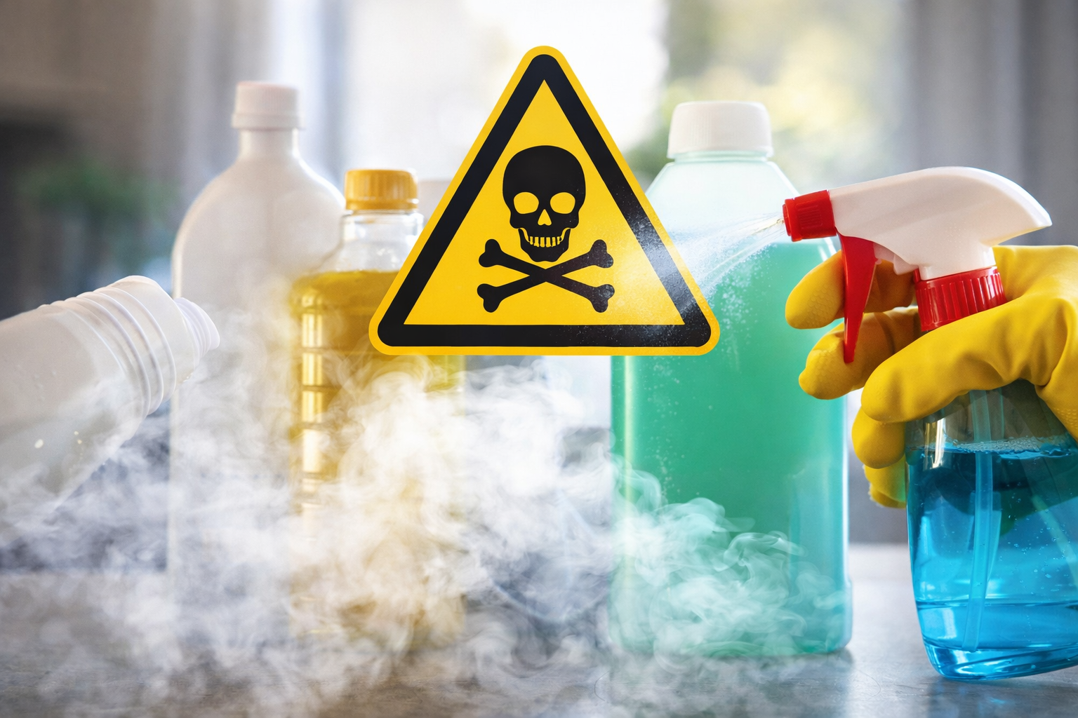 ​Misturar produtos de limpeza pode ser perigoso e até fatal, alerta associação do setor